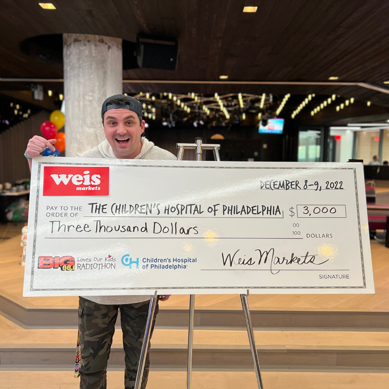 Thank you to Weis, our 3PM-4PM Power Hour Sponsor on 12/8 for our 21st Annual BIG 98.1 Loves Our Kids Radiothon