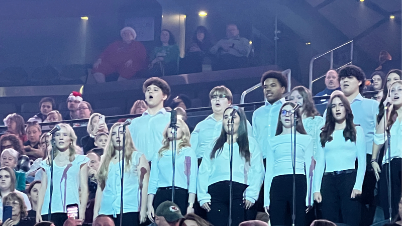 B101 2024 Christmas Choir Competition Winners Open for Trans-Siberian Orchestra at Wells Fargo Center