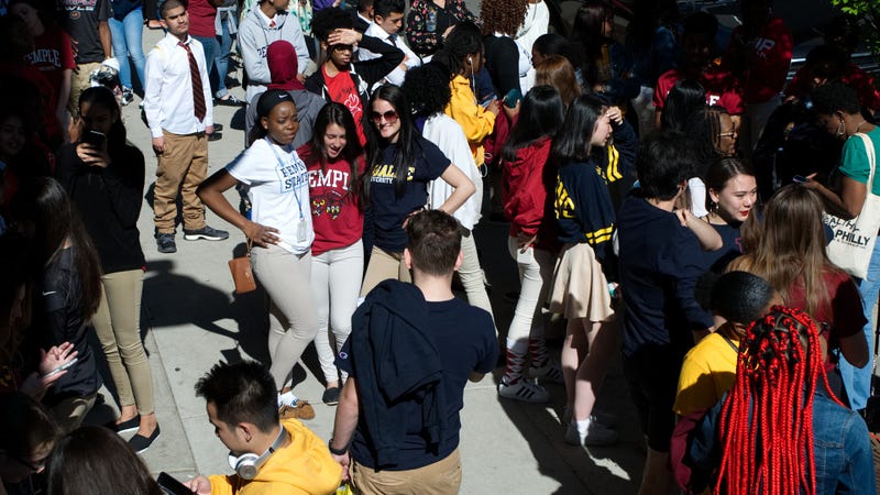 Graduating seniors from the School District of Philadelphia
