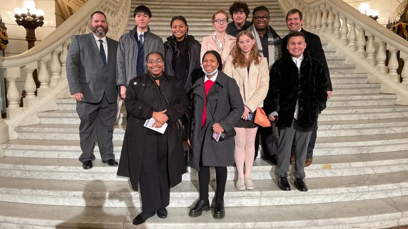 Students from Philadelphia Central High School covered the inauguration of Gov. Josh Shapiro on Tuesday.