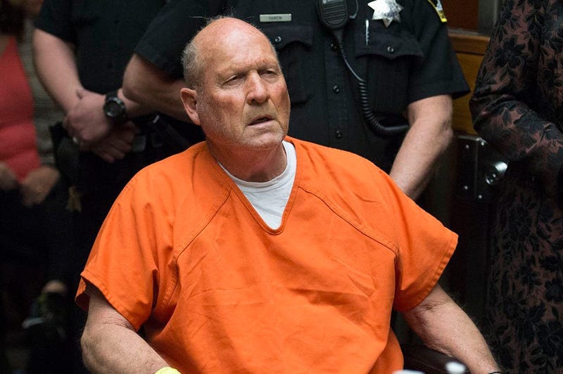 Joseph James DeAngelo, the suspected Golden State Killer, is arraigned in a Sacramento, Calif., court on April 27, 2018. (Photo by Randy Pench/Sacramento Bee/TNS/Sipa USA)