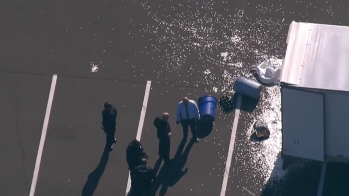 Unmarked trailer with $750K worth of dimes inside robbed overnight