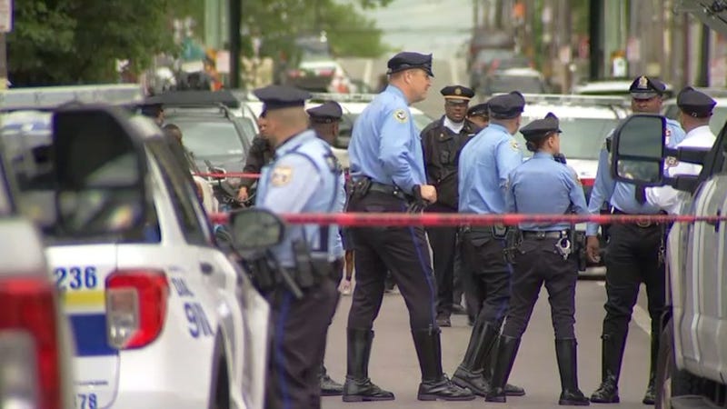 A Philadelphia police officer shot and killed an armed man in North Philadelphia.