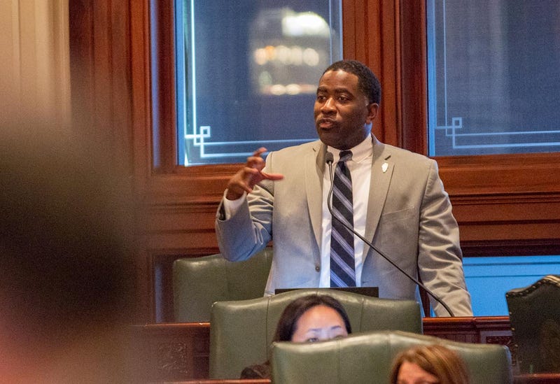Pritzker signed the bill after Rep. Marcus Evans, D-Chicago, had a first-hand encounter with squatters recently.