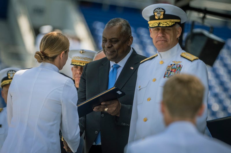 Def. Sec. Austin to Naval Academy graduates: 'You're up to it'
