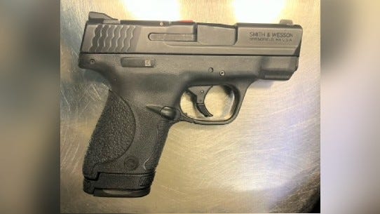 TSA officers stopped a man with this loaded handgun at Philadelphia International Airport on Friday, Dec. 1.