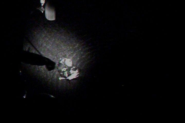 The water below the responding U.S. Coast Guard helicopter.