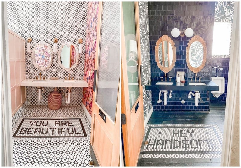 The Restrooms at The Fed Community Restaurant in Clarkston