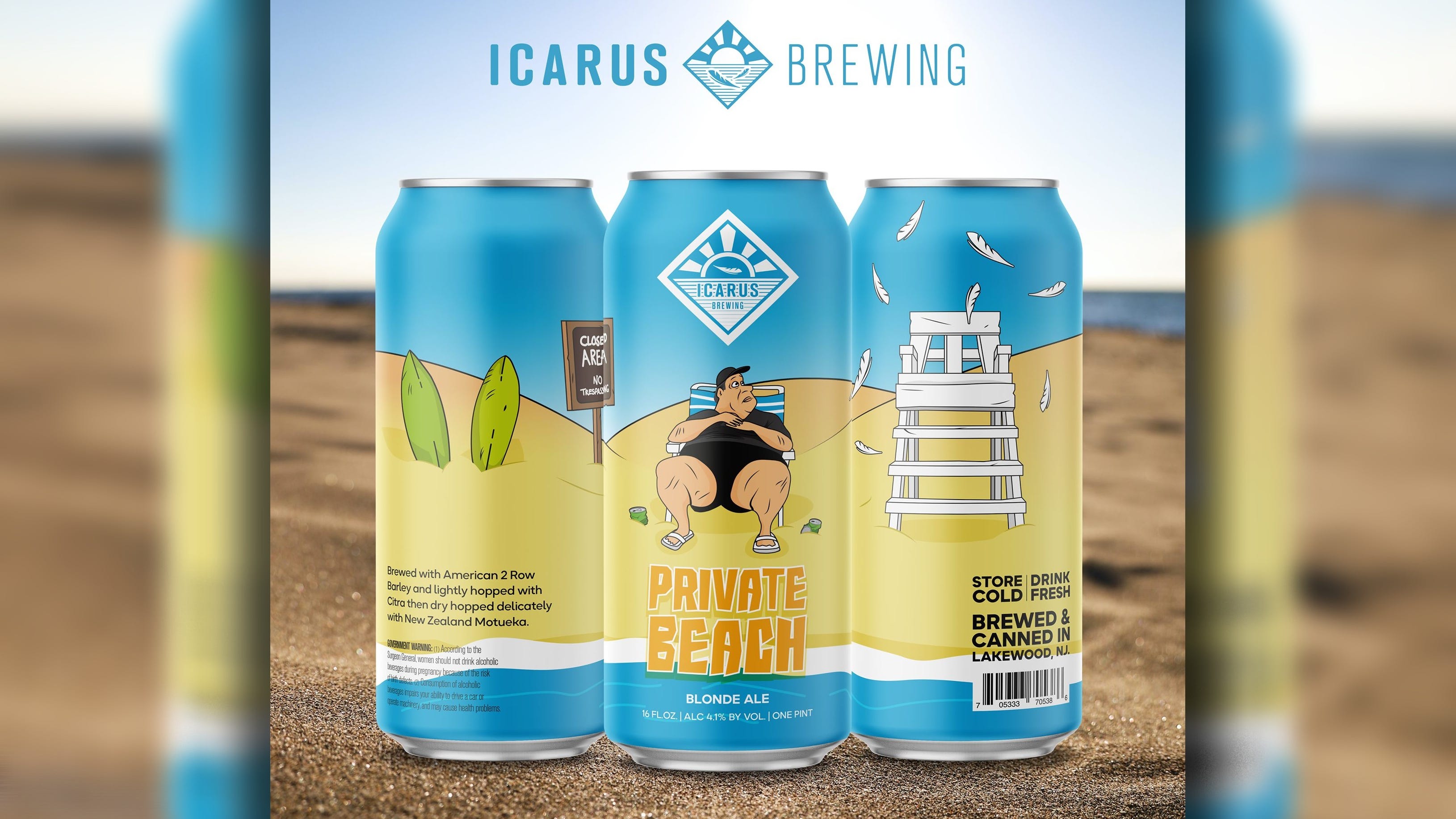 Chris Christie's iconic 'beachgate' photo spawns beer called 'Private Beach'