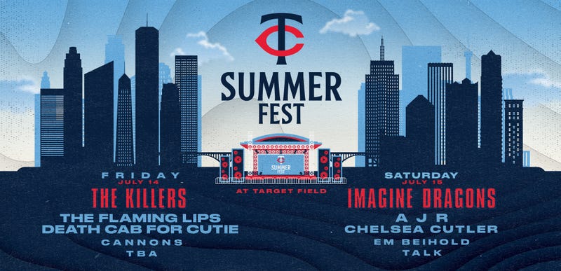 Minnesota Twins, Target Field, Concert, Killers, Imagine Dragons