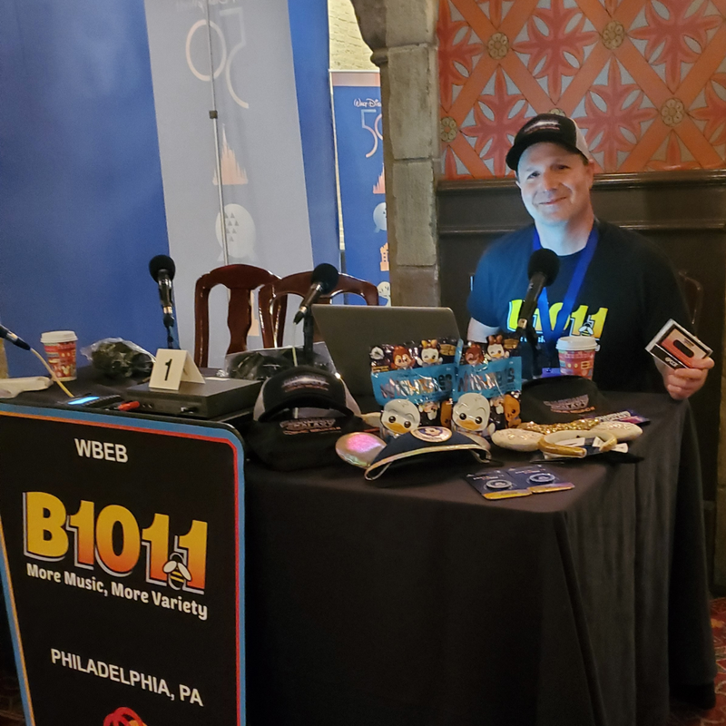 Bill broadcasting from Walt Disney World 