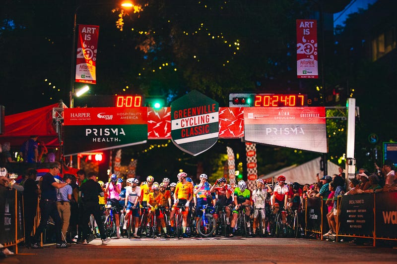 Greenville Cycling Classic start line
