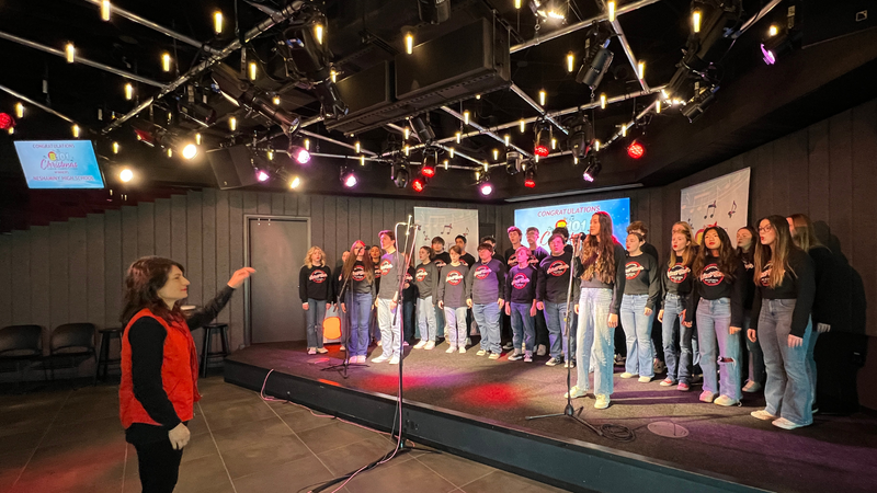 B101's 9-12 Division 2023 Christmas Choir Competition Champions Neshaminy High School Perform at B101
