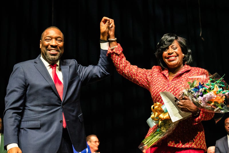 Kenyatta Johnson and Cherelle Parker