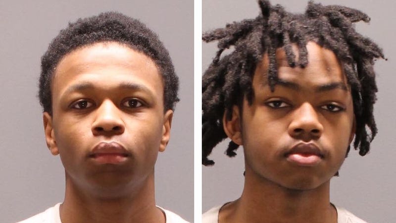 From left: Zaire Wilson, 16; Quadir Humphrey, 18