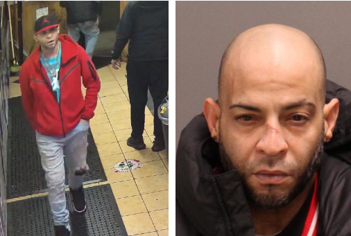 Police are looking for this man, identified as Jose Quinones-Mendez, who they say picked up a gun from a shooting scene on Friday night and walked away.