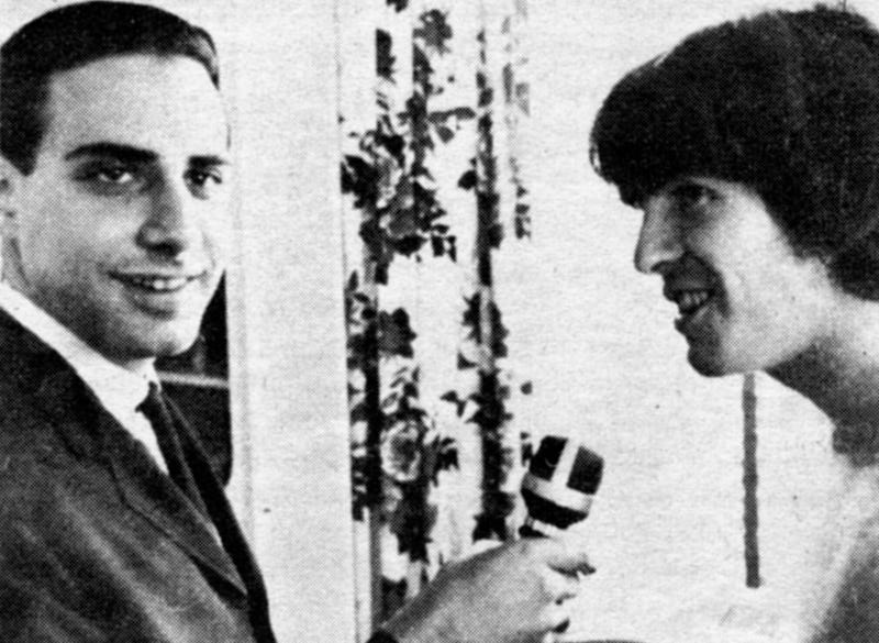 Larry Kane interviews George Harrison.