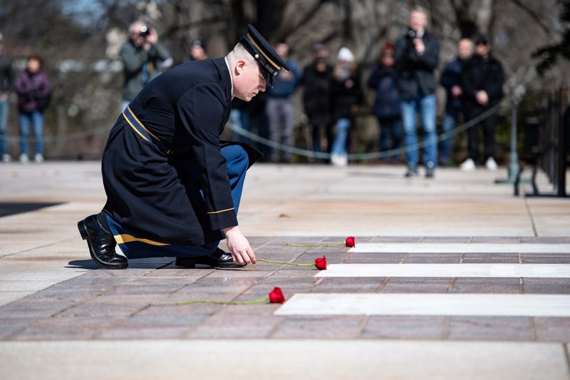 Tomb Guard makes last walk and earns badge