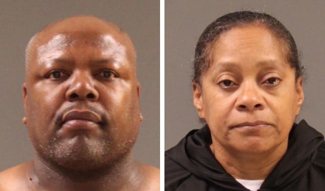 From left: Lamar Young, 52, and Dale Johnson, 56