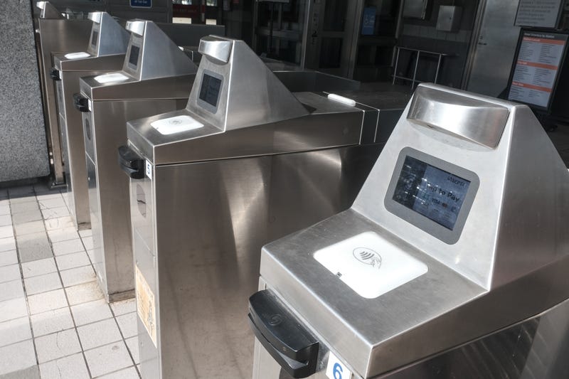 SEPTA payment turnstiles 