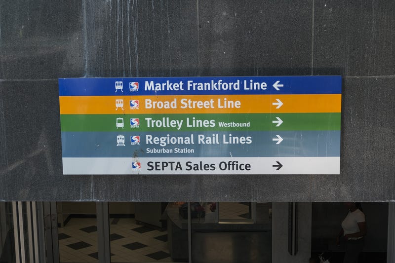 SEPTA sign
