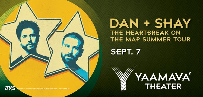 Dan and Shay concert flyer