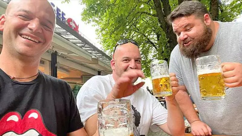 From left: Amos, Iair and Eitan Horn