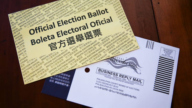 Mail-in ballot for Nov. 5, 2024 election