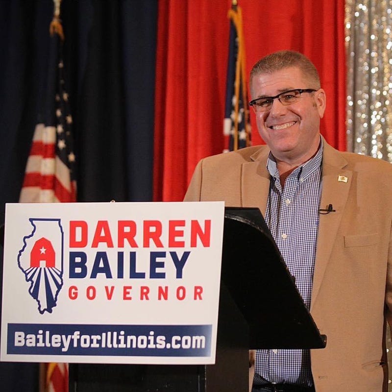 Clay County State Senator Darren Bailey is one of four high-profile candidates in the GOP primary race for governor.
