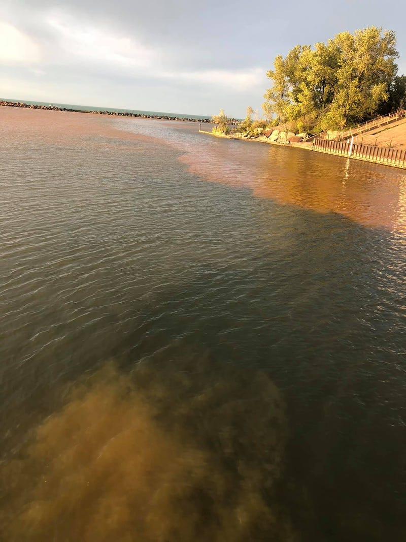 Some Lake Michigan beaches were closed Thursday near the U.S. Steel plant in Portage for the second time in less than two weeks because of some kind of discharge.