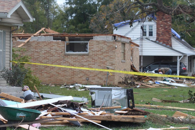 tornado damage in Missouri