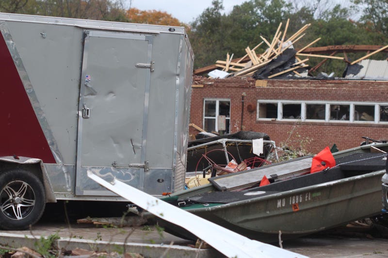 tornado damage in Missouri