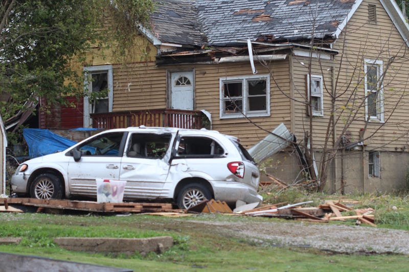 tornado damage in Missouri