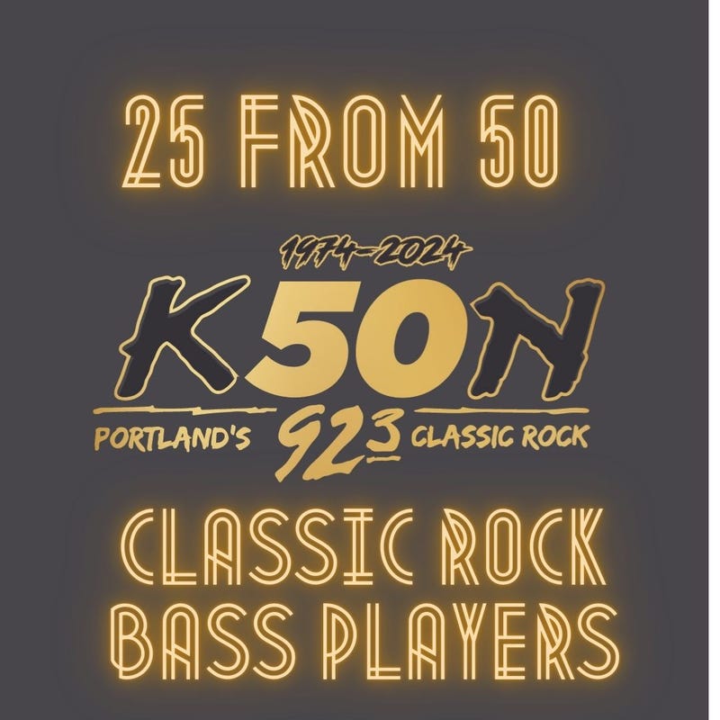 KGON 25 From 50 - Classic Rock Bass Players