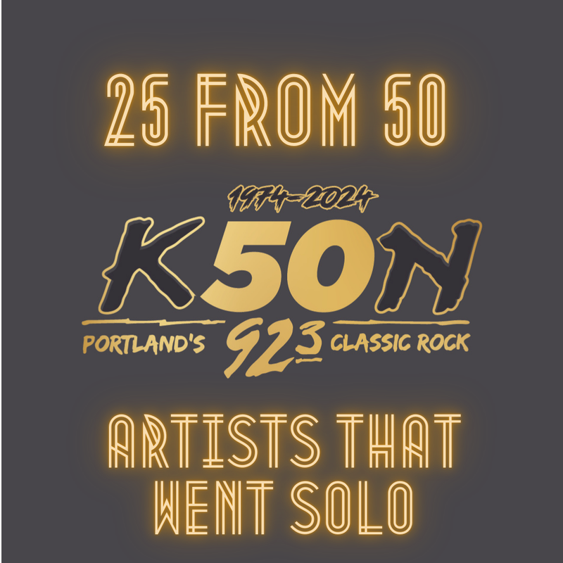 KGON 25 From 50 - Artists That Went Solo 