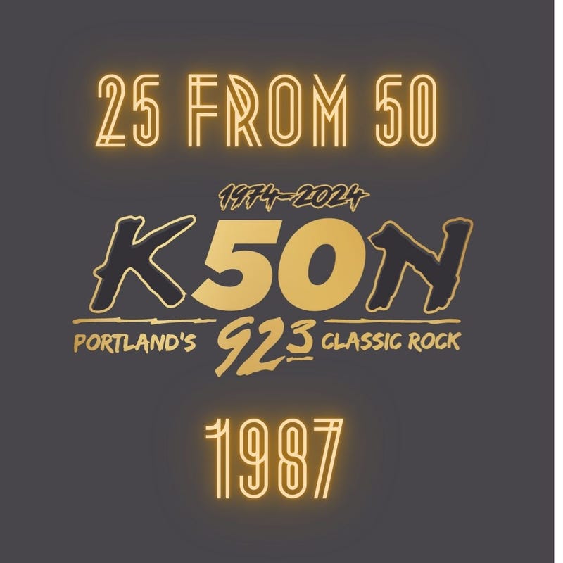 KGON 25 From 50 - 1987