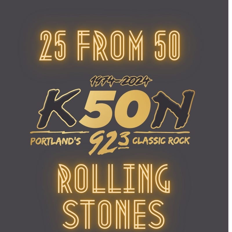 KGON 25 From 50 - Rolling Stones