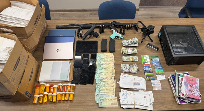 West Bloomfield items seized, including guns and phony money