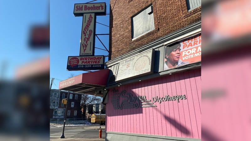 Behind this bright-pink facade, Sid Booker's Golden Brown Shrimp and Stinger/La Pointe nightclub have operated for nearly 60 years.