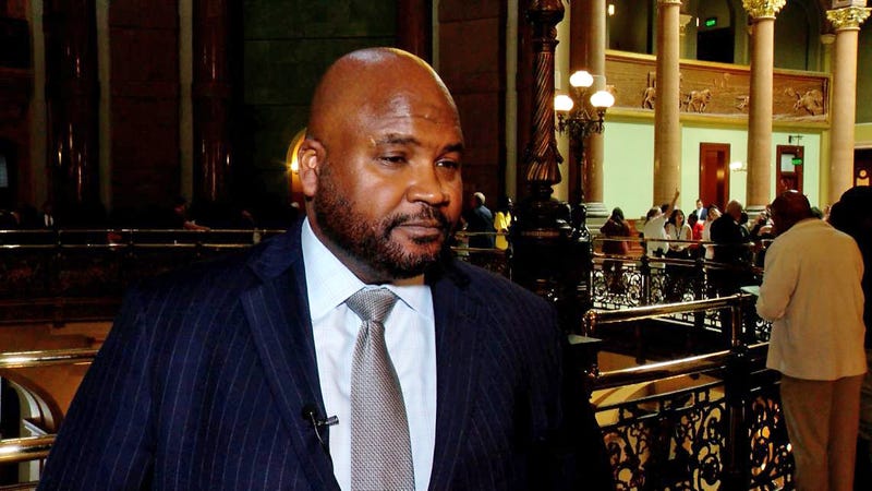 Sen. Elgie Sims, D-Chicago, speaks to Capitol News Illinois about the status of state budget negotiations.