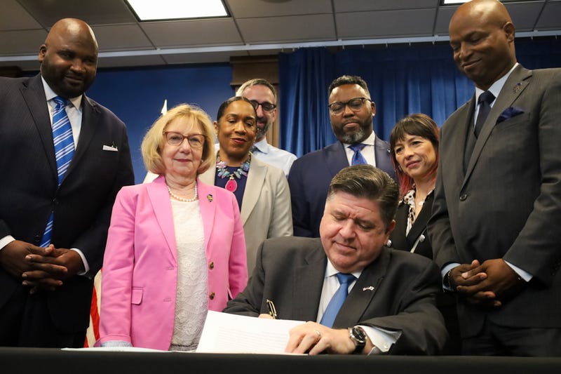 Gov. JB Pritzker signs Illinois’ fiscal year 2026 budget on June 16, outlining $55.1 billion in state spending.