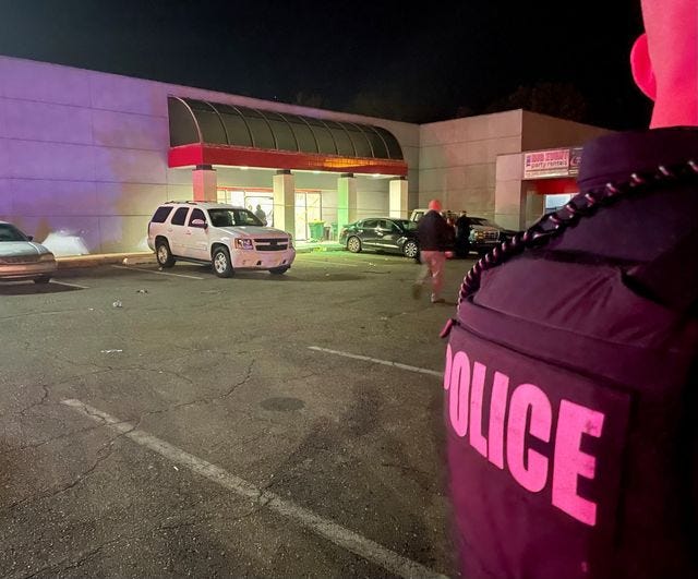 Texarkana event center where the shooting occurred.
