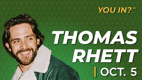 Thomas Rhett at Yaamava Theater