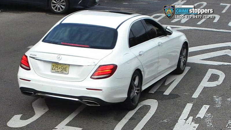 Police are searching for a white Mercedes-Benz with New Jersey plates in the month-long spree