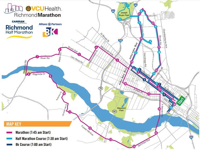 Marathon Race Course