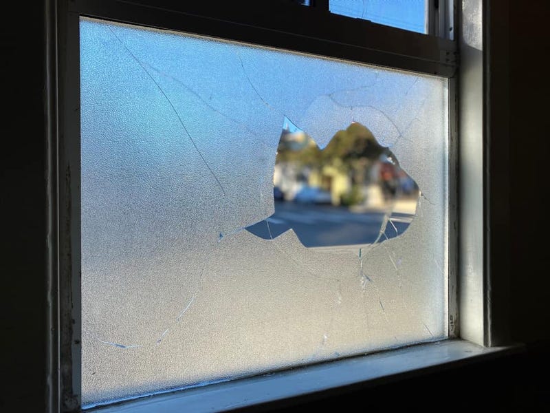 The Islamic Center of San Francisco was damaged in a vandalism on Friday.