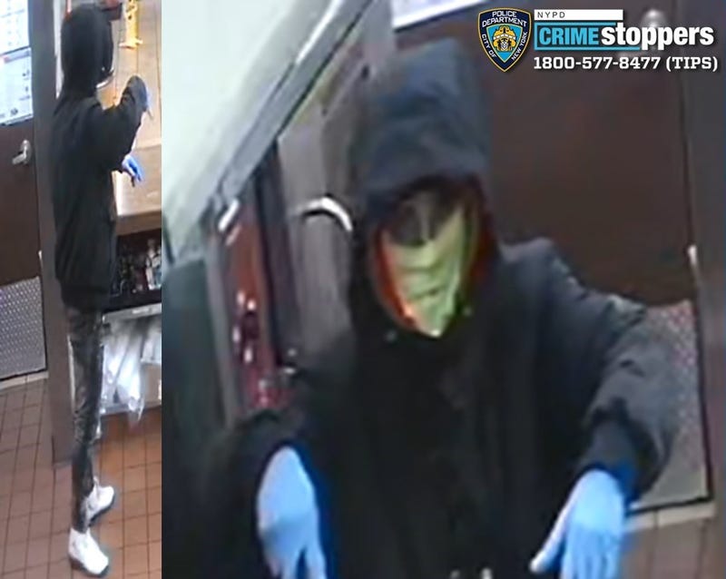 All three robberies were committed at knifepoint.
