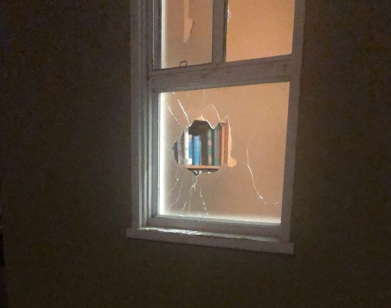 The Islamic Center of San Francisco was damaged in a vandalism on Friday.