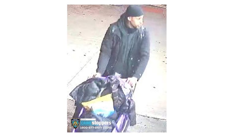 The suspect fled but was captured by a surveillance camera on Avenue C, police said
