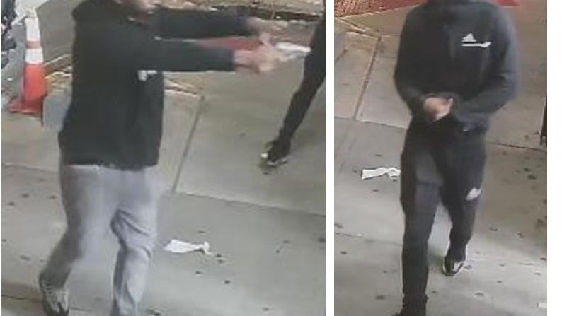 VIDEO: 2 suspects draw guns, rob 2 victims in Queens